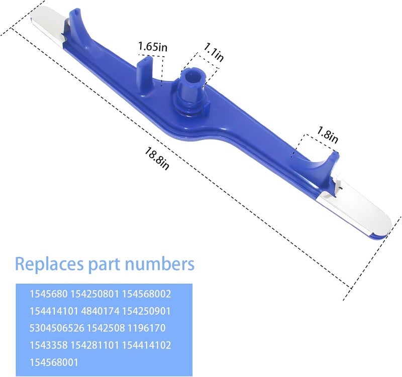 RUITONDA 1545680 5304517203 Dishwasher Lower Spray Arm Compatible with Frigidaire Kenmore Replacement Parts EAP12585623 1545680 154250801 154568002 154414101 4840174 154250901 530450652 1542508 - Image 4